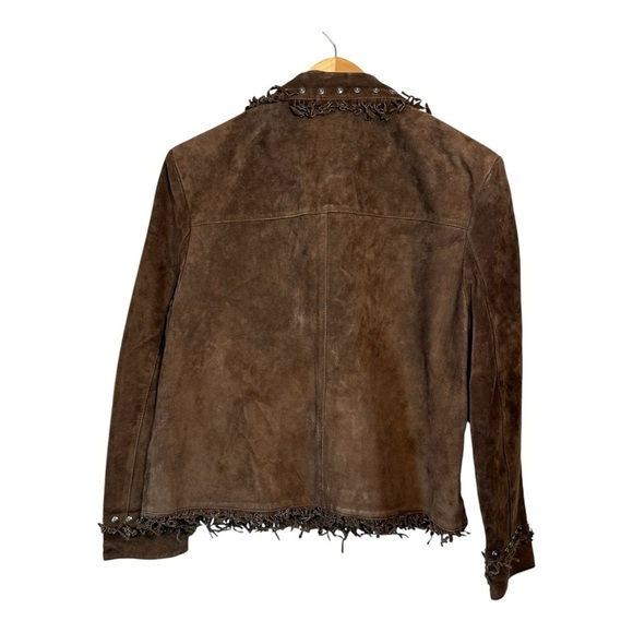 MontanaCo Western Suede Coat in Chocolate Brown NWT - Picture 5 of 6